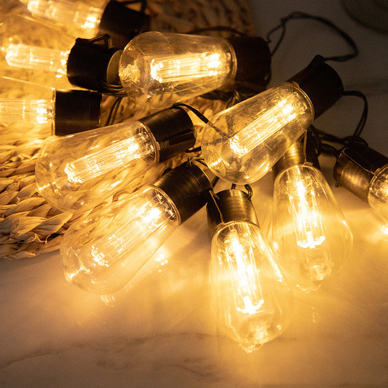 Guirlande guinguette solaire, ampoules gouttes