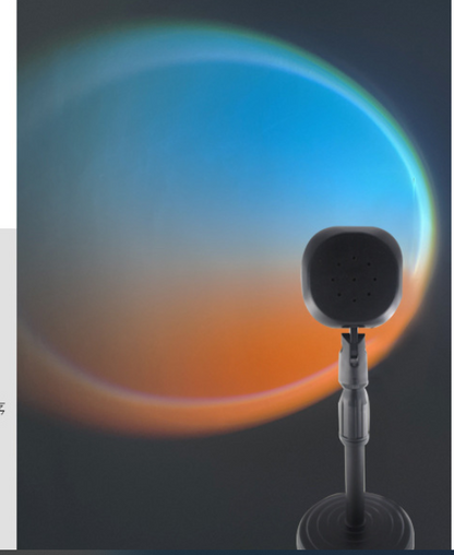 Lampe coucher de soleil, projecteur d'ambiance USB