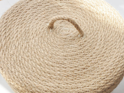 Panier tressé avec couvercle, 3 tailles