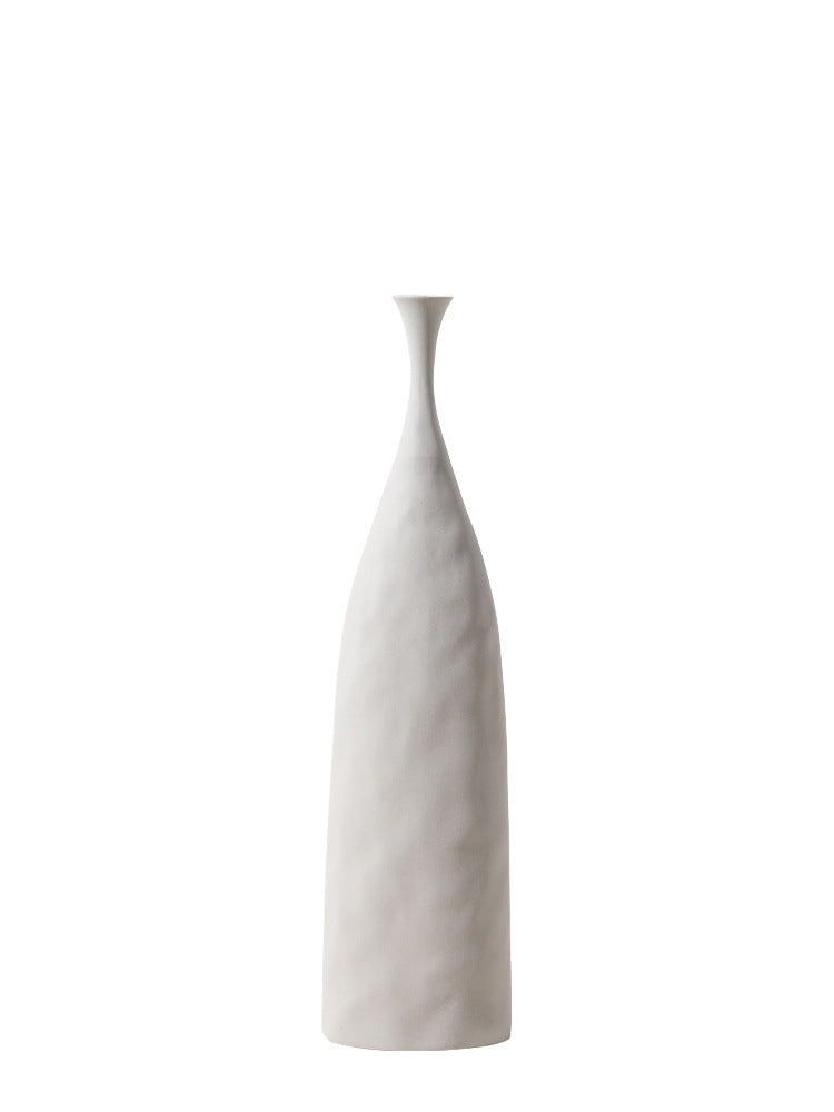 Vase soliflore en céramique artisanale, style nordique