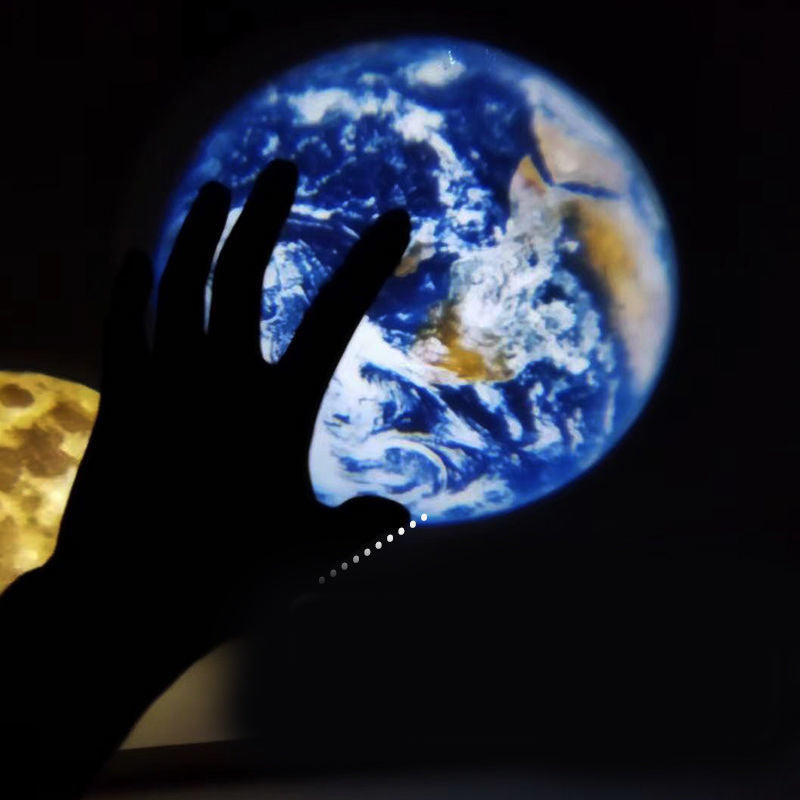 Lampe projecteur lune ou terre, veilleuse d'ambiance