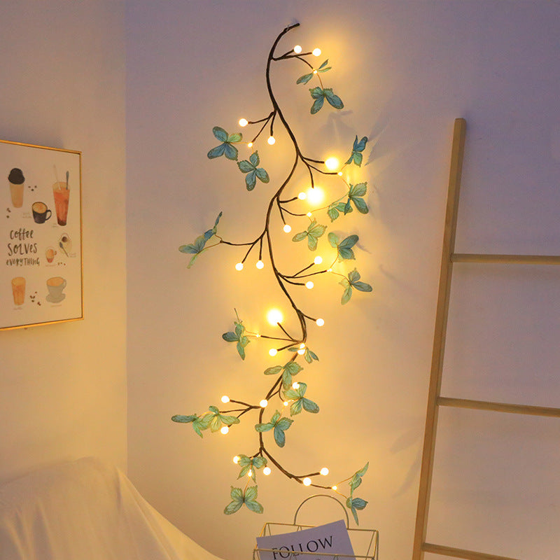 Guirlande lumineuse vigne à papillons, 1,8 m