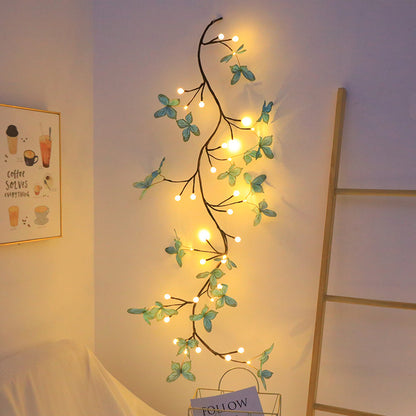 Guirlande lumineuse vigne à papillons, 1,8 m