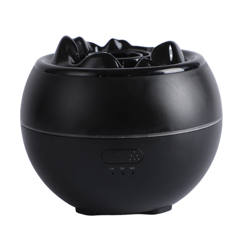 Diffuseur d'huiles essentielles effet flamme, minuterie