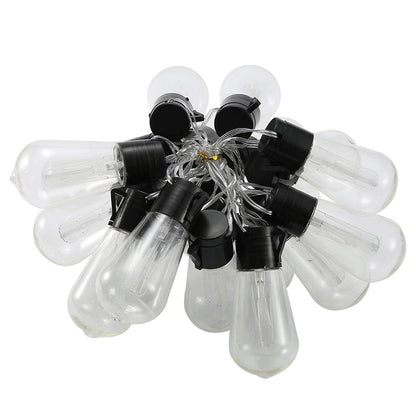 Guirlande guinguette solaire, ampoules gouttes