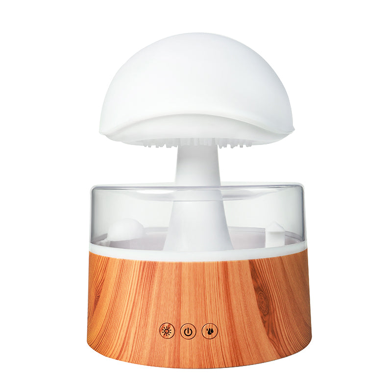 Humidificateur nuage de pluie, veilleuse 7 couleurs