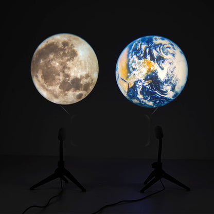 Lampe projecteur lune ou terre, veilleuse d'ambiance