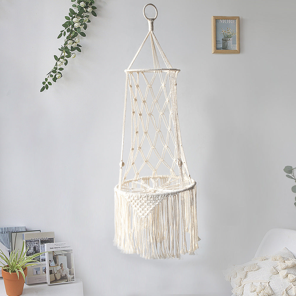 Hamac suspendu pour chat en macramé