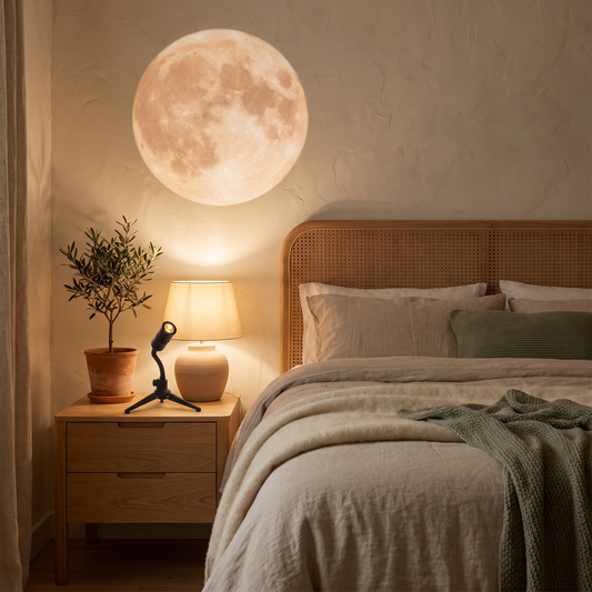 Lampe projecteur lune ou terre, veilleuse d'ambiance