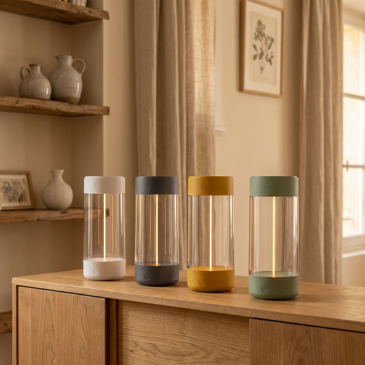 Lampe filament sans fil, 4 coloris